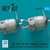 RESKIT RSU72-0310 PBY-5/5A/ OA-10A Catalina Propeller, engines & cowling for Academy/Revell/Wolfpack kit (3D printed) 1/72